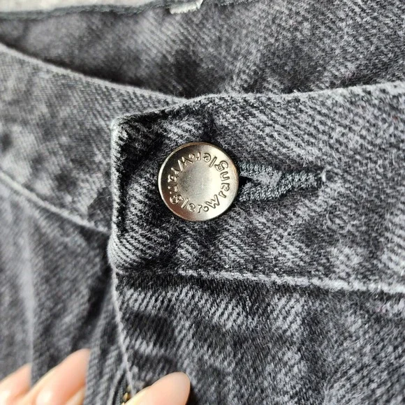 Wrangler Authentic Jeans Mens 42x32 Black Straight Leg Cotton 97601CB - Picture 3 of 6